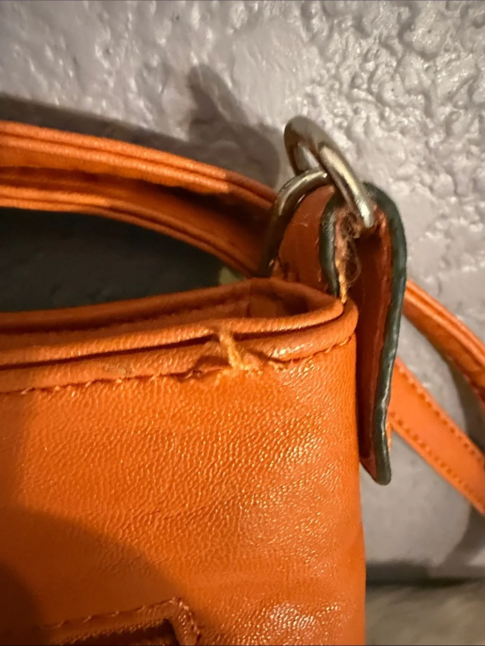 Women’s Orange Floral Crossbody Bag
